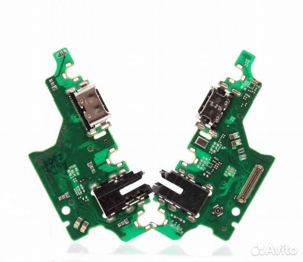 Шлейф Honor 30S (плата) Разъем зарядки/Разъем науш