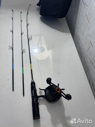 Удочка зимняя Narval 3 хлыста+чехол+катушка