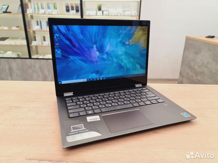 Ноутбук Сенсорный Lenovo Yoga/Pentium 4415/8gb/SSD