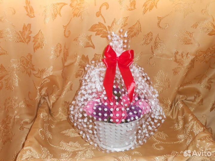 Букет из 19 мыльных роз