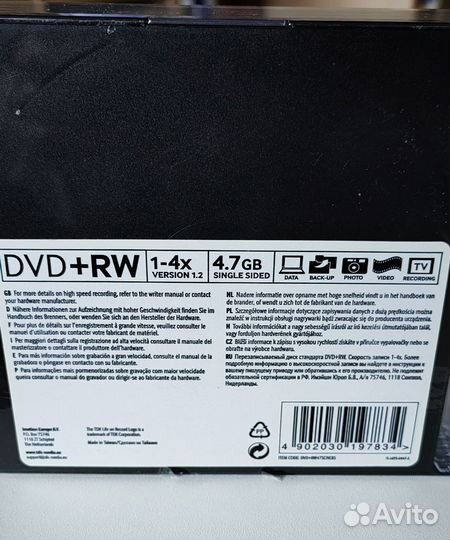 DVD+RW диски