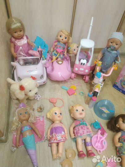 Baby born, baby aliva, куклы Hasbro