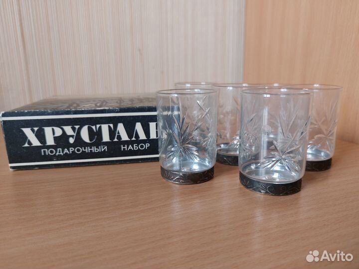 Рюмки/стопки хрустальные СССР