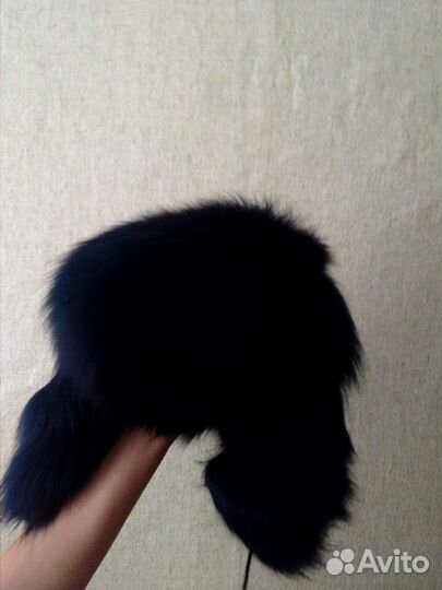 Песцовая (зимняя) детская шапка