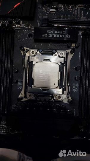 Мат. плата LGA 2011 v3 Asus Strix X99 + I7-6950x