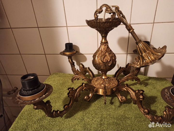 Бронза люстра СССР