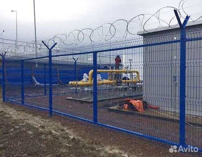 Забор сетка 3д