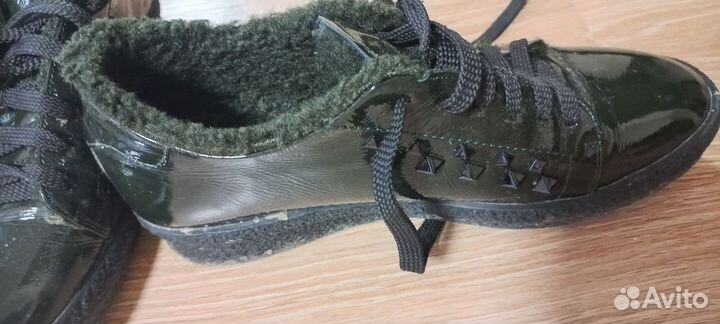 Полуботинки женские зимние 38