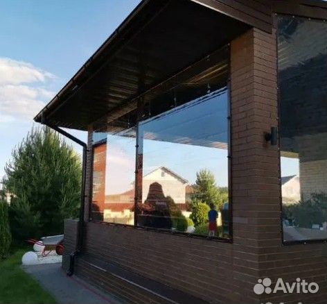 Мягкие окна пвх на террасу