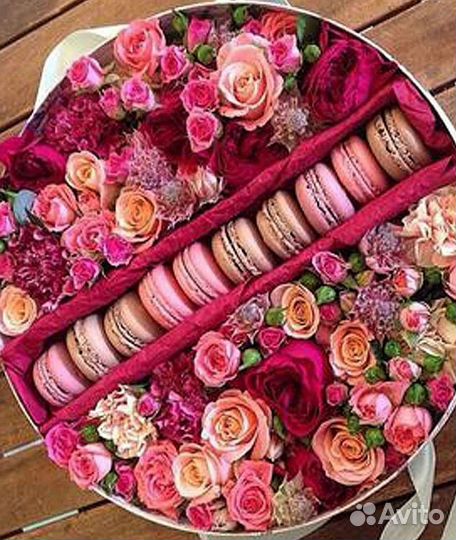 Букет, Сладкие букеты, Цветы и макаронс