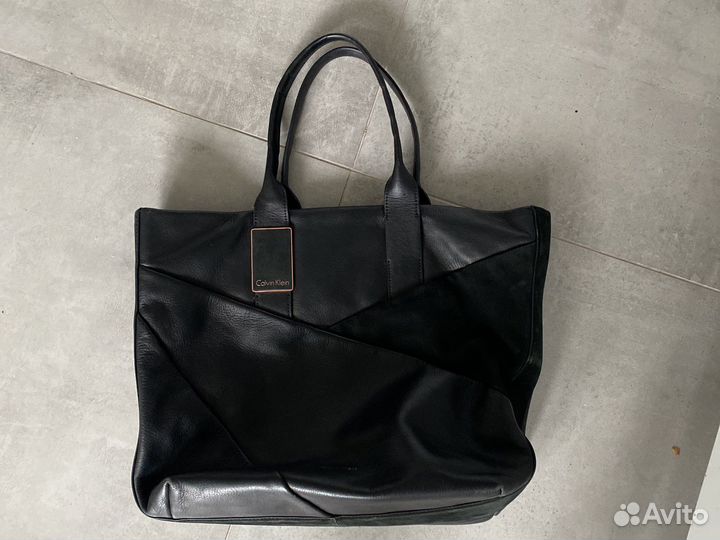 Сумка calvin klein оригинал а4 кожа