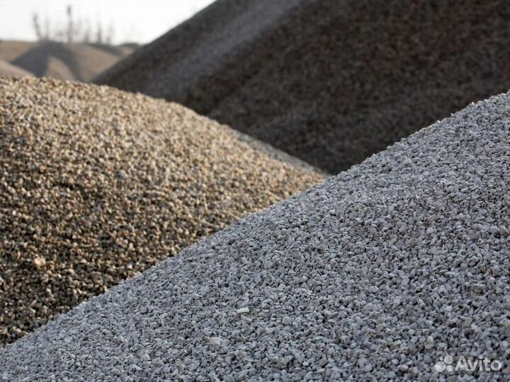 Отсев и щебень