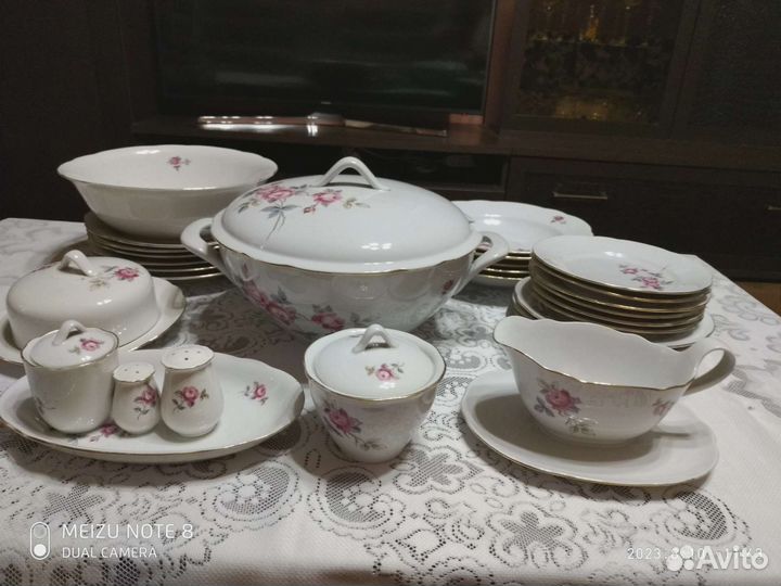 Столовый сервиз гдр на 6 персон kahla