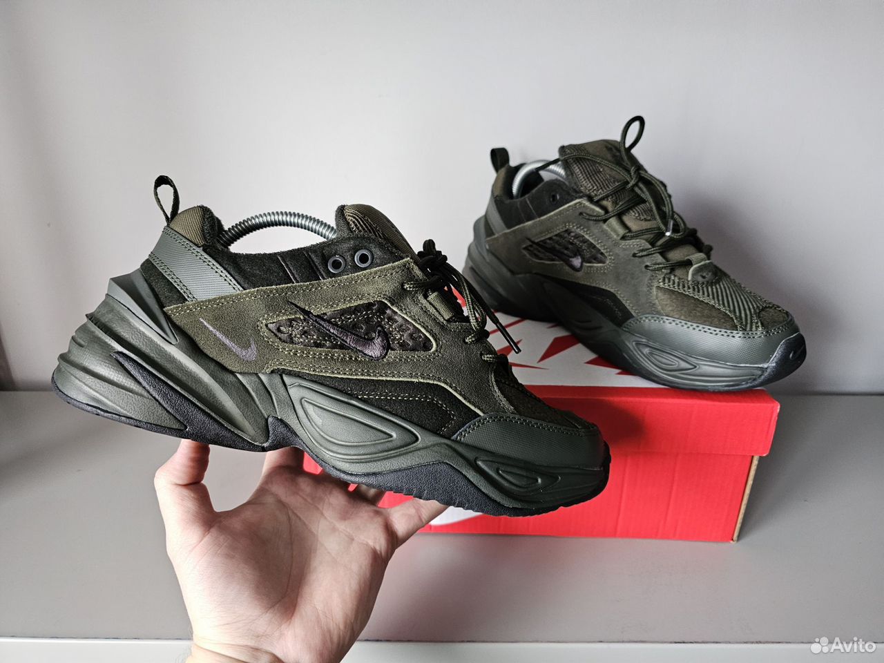 Nike M2k Tekno Sequoia