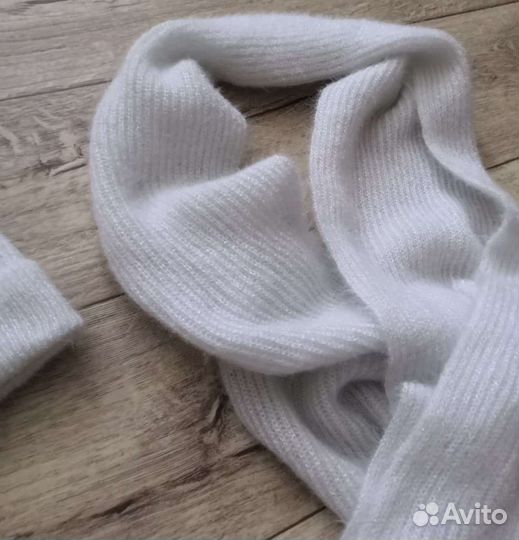 Женский комплект шапка и шарф