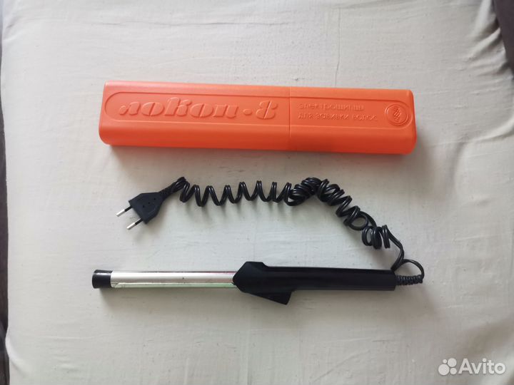 Плойка, электрощипцы для завивки волос СССР Локон