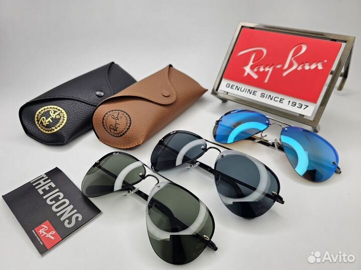 Очки Ray Ban Aviator 3449 002/71 Green