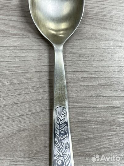 Ложка серебро десертная 875 проба(Сзр)