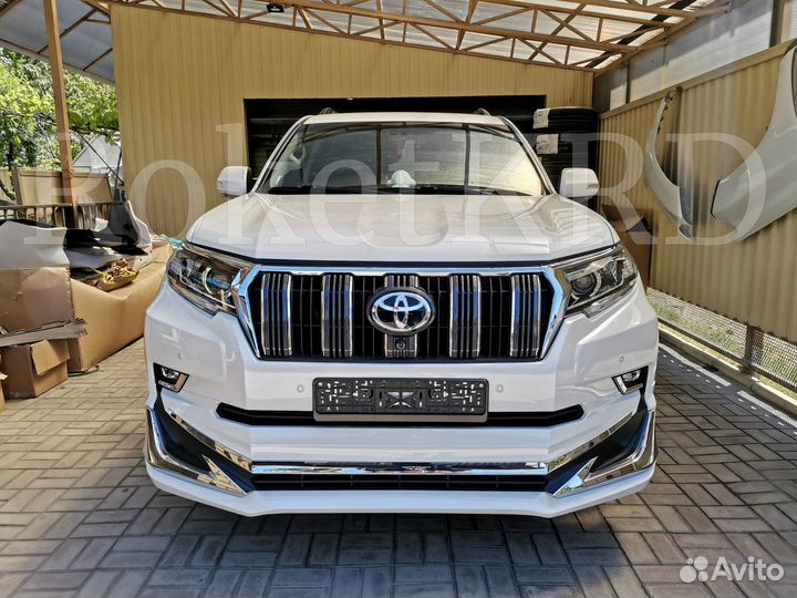 Обвес Prado 150 2018 г Modellista Белый D8350