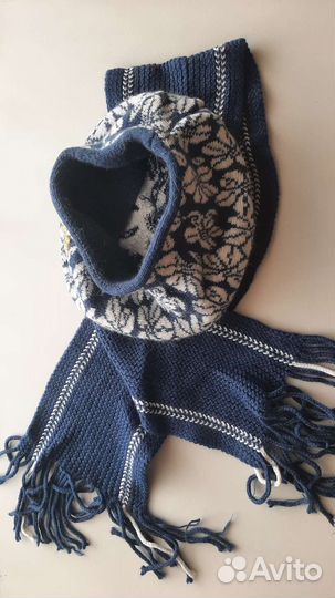 Шапка-берет+ шарф