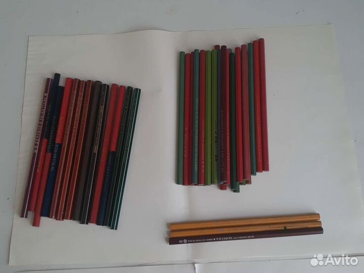 Карандаши простые и цветные СССР, ваша цена