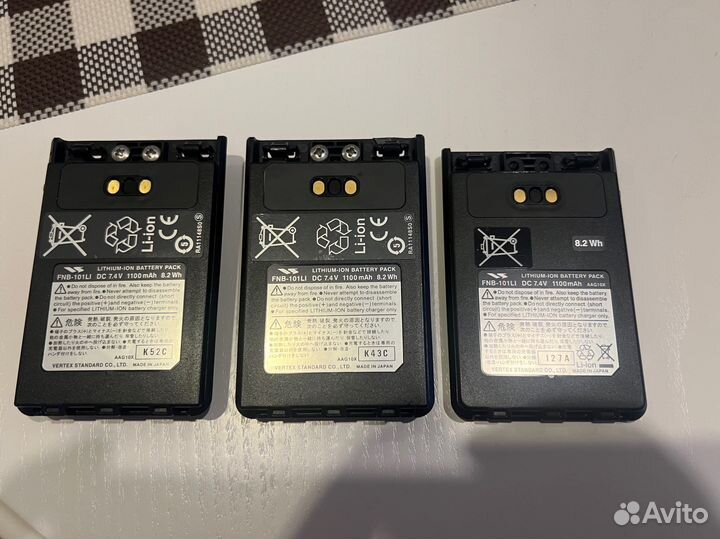 Yaesu FNB-101LI аккумулятор