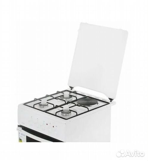 Газовая плита flama RK 23-101 W, электрическая дух