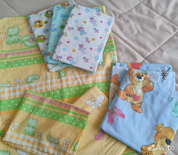 Детское постельное белье в детскую кроватку