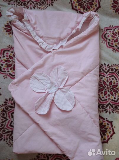 Конверт на выписку, одеяло в коляску