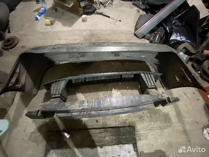 Бампер задний ваз 2114 темно зелёный