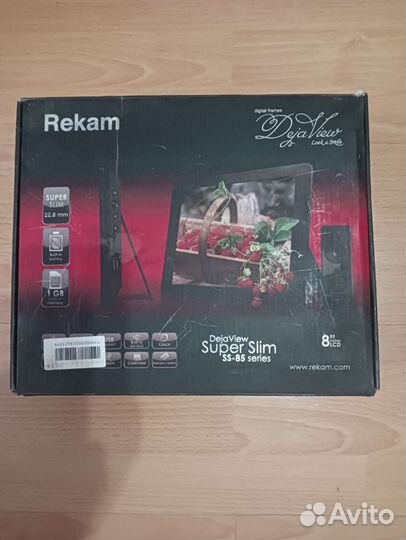 Цифровая рамка Rekam Deja View Super Slim ss-85