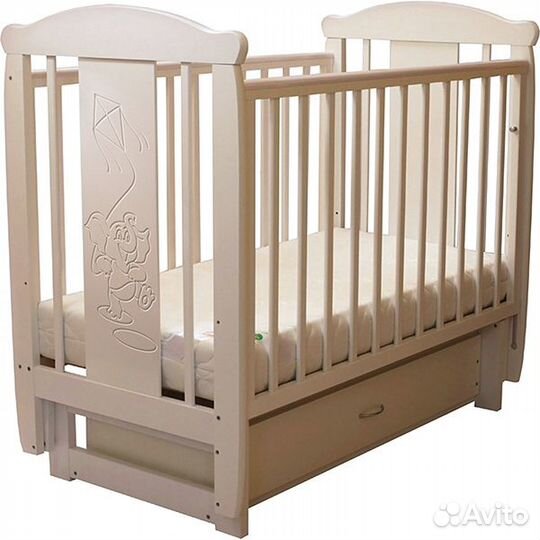 Детская кроватка Соня 04 маятник+ящик новая
