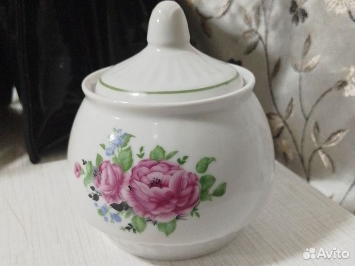 Сахарница керамическая СССР