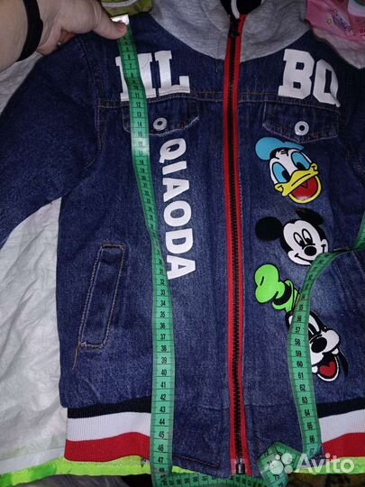 Джинсовая куртка утепленная