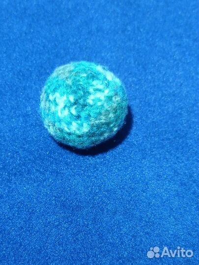 Набор мячиков вязаных hand made с кошачьей мятой