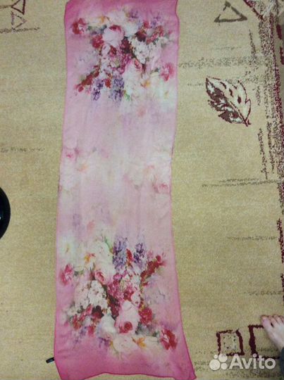 Палантин Rossini 100 натуральный шёлк Размер 55:16