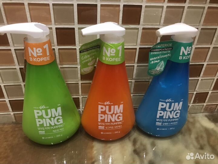 Зубная паста pumping 285г