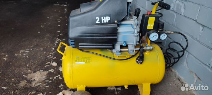 Компрессор воздушный бу 24 л. 1500 Вт. Inforce