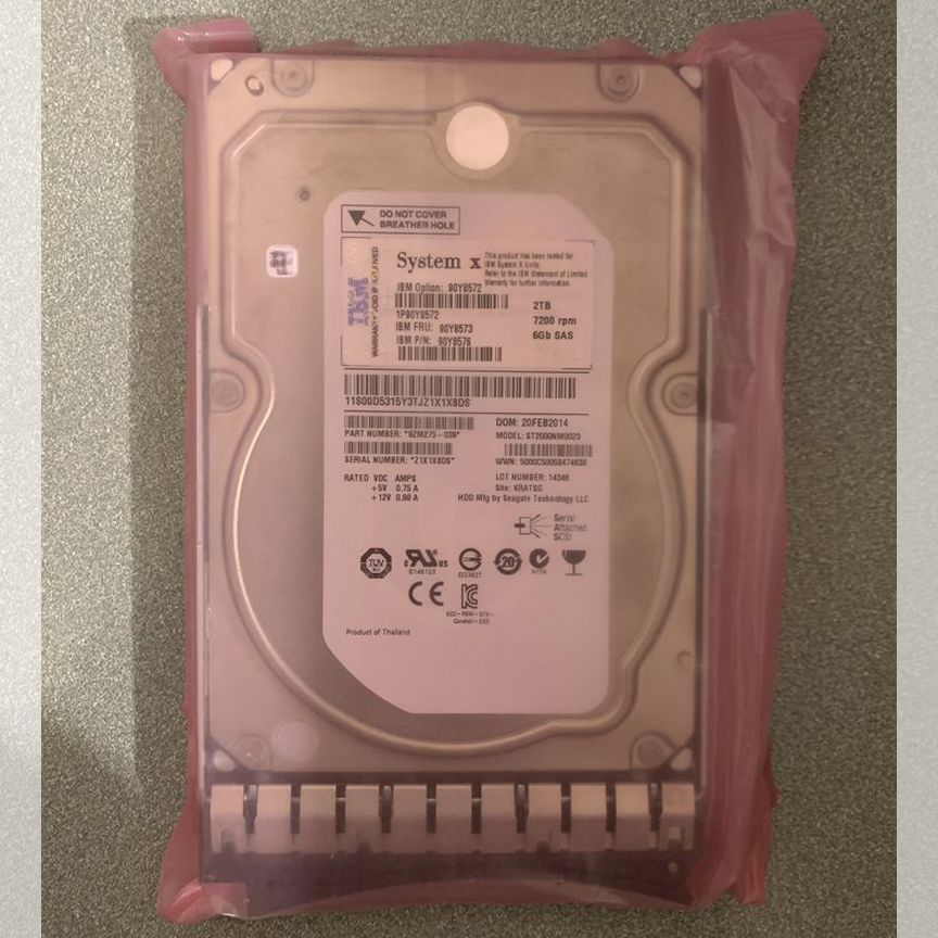 [90Y8573] Жесткий Диск Ibm 2tb 6gb Sas 3.5 90y8573