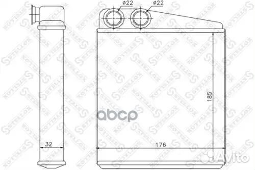 Радиатор печки VW Eos 2.0FSi/Tiguan 1.4TSi 06