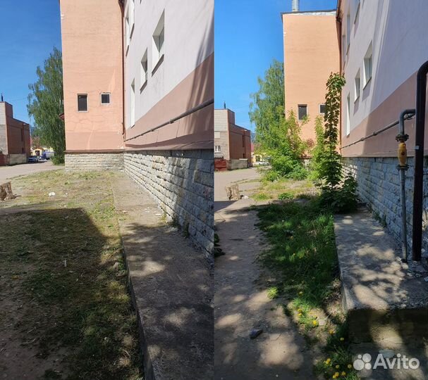 Покос травы и газона,спил деревьев