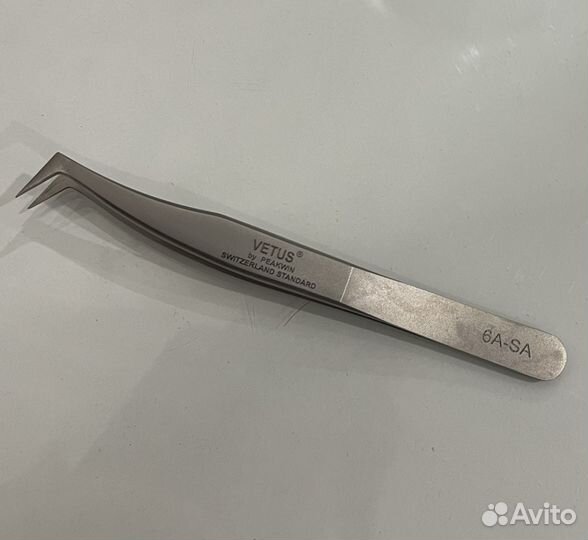 Пинцет для наращивания ресниц новый