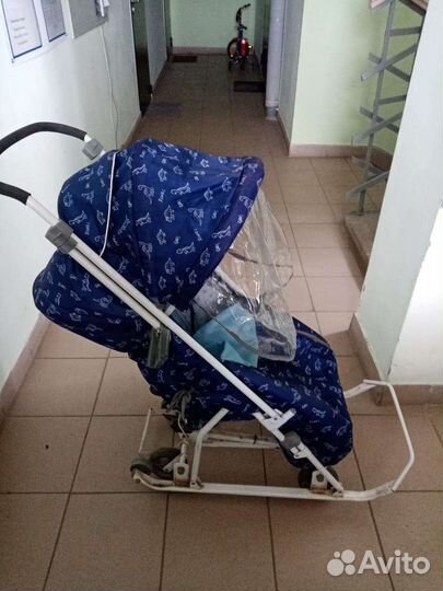 Коляска санки