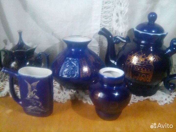 Синяя посуда СССР