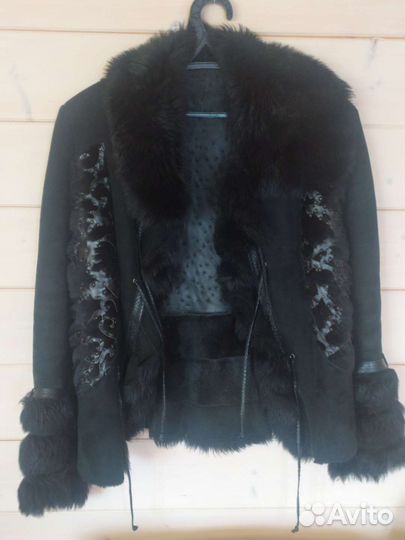 Дубленка levinson натуральная женская 46