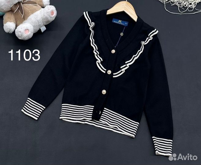 Кофта кардиган для девочки, 122-152