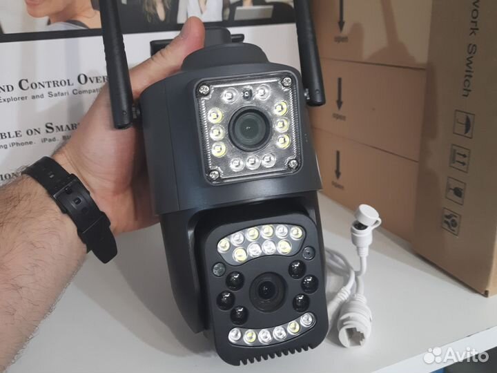 Камера видеонаблюдения 4G wi-fi SIM card