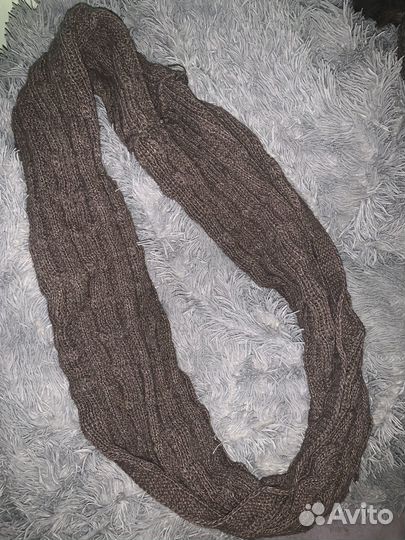 Шарф-хомут и шапка