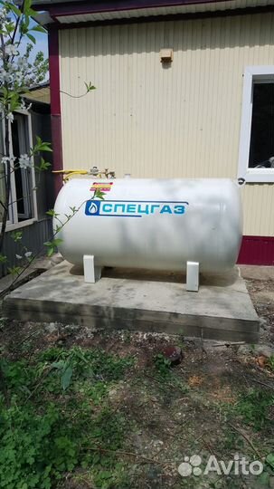 Заправка и установка газгольдера