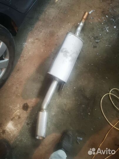 Глушитель volkswagen задняя часть
